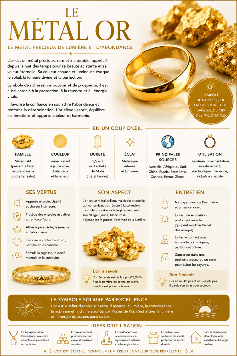 Présentation de l'or