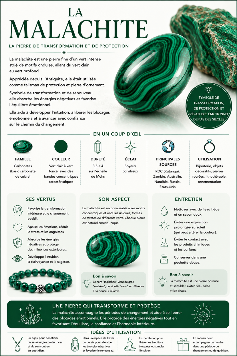 Présentation de la Malachite