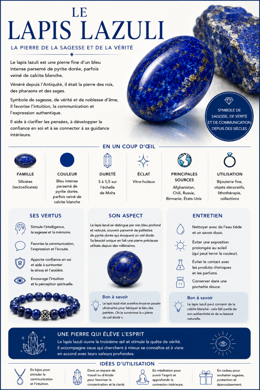 Présentation du Lapis Lazuli