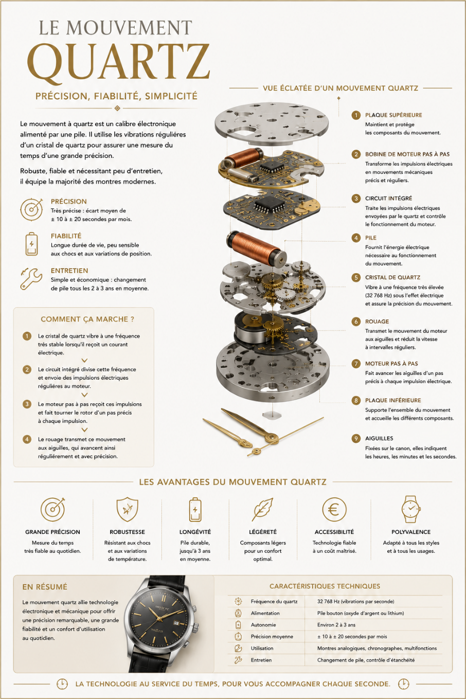 Présentation du Mouvement Quartz