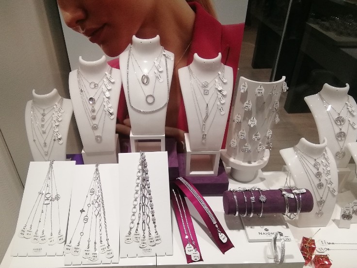 Vitrine Bijoux Argent